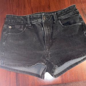 American eagle high rise  jean shorts